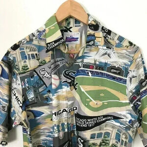 Reyn Spooner MLB Chicago White Sox Button S Shirt